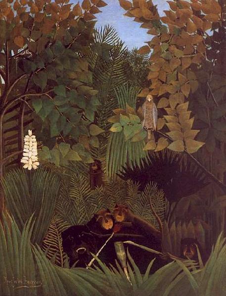 Henri Rousseau The Monkeys China oil painting art